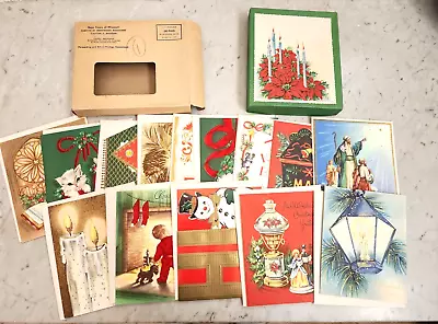 Vintage Boxed Box Set 14 Christmas Cards Boys Boy's Town Of Missouri NOS • $17.99