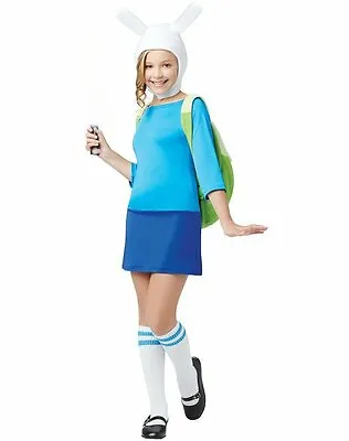 $89.99 • Buy Adventure Time Deluxe FIONNA Costume Child Size 4-6 8-10 12 New Girls
