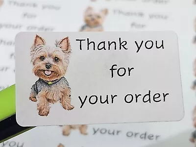 260 Thank You For Your Order Labels Dog Breeds Craft Stickers Address Return • £6.83