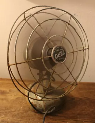 Vintage Bersted Mfg. Co. ZERO Electric Fan Model 125OR • $25