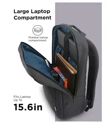 Laptop Backpack Lenovo B210 Fits 15.6-Inch Laptop/Tablet Durable Water-Repellent • $15.89