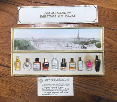 LES MEILLEURS PARFUMS D PARIS VINTAGE 10 Bottles • $25