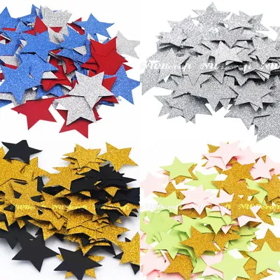 Glitter Paper Star Table Confetti Silver Gold Wedding Birthday Party Décor • £3.69