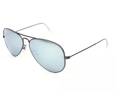 Ray Ban Sunglasses Aviator RB3025 029/30 Matte Gray W/gray Silver Mirrored • $269.59