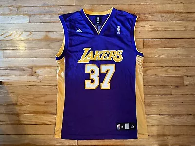 Ron Artest #37 Los Angeles Lakers Adidas World Peace NBA Jersey Men’s Size M • $27.99