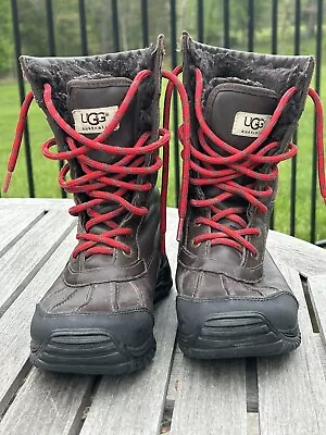 UGG Adirondack Women's Dark Brown EVent Waterproof Vibram Boots Size • $60