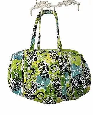 Vera Bradley Limes Up  17   Duffle Bag Weekend Carry On Overnight Made USA • $20