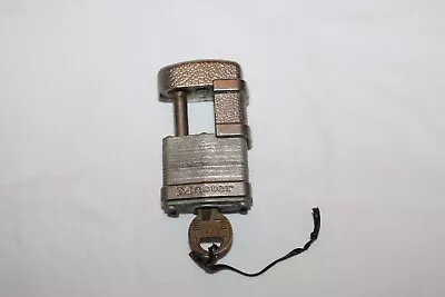Vintage Master Lock Padlock 37 W/Key • $13.95