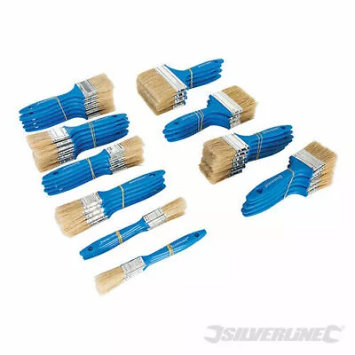 Silverline DISPOSABLE Paint Brushes -Paint Brush -ANY SIZE & QUANTITY / Bulk Buy • £1.49