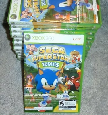 Sega Superstars Tennis & Arcade Game For XBOX 360 System NEW SEALED KIDS SONIC • $9.97