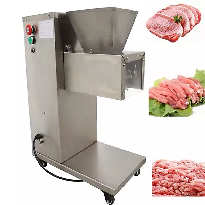 Commercial 6mm Meat Cutting Machine Stainless Steel For Restaurant 400kg/h 110V • $749