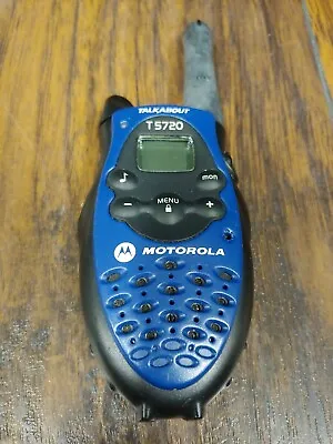 Motorola Talkabout Blue T5500 2-Way Radio Walkie Talkie PARTS REPAIR UNTESTED • $7.99