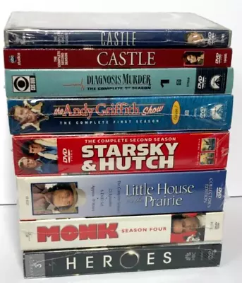 TV Season DVD Set Lot Brand NEW & Sealed Castle Monk Heroes Starsky + More! • $34.99