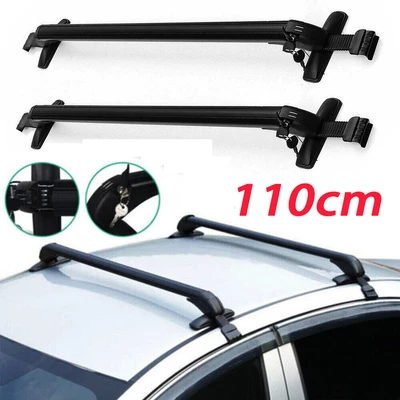 $85.95 • Buy For VW Golf MK5 MK6 MK7 Roof Rack Cross Bar 43.3  Luggage Carrier Aluminum 110cm