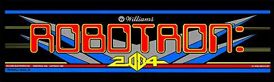 Robotron Arcade Marquee For Reproduction Header/Backlit Sign • $15.75