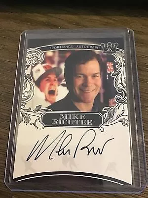 Mike Richter 2021 SAGE Sportkings Volume 2 Auto #A60 Auto • $22