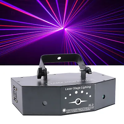 500mw RGB DMX Laser Beam Line Scanner Projector DJ Disco Stage Lighting Effect • £89.61