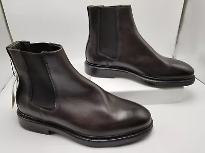 $64.95 • Buy ZARA BROWN LEATHER SHOES ANKLE BOOTS US 9 / EUR 42 New
