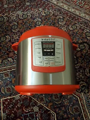 Instant Pot 6 Quart 6-in-1 Electric Pressure Cooker Lux Red 60 Used #B101 • $40