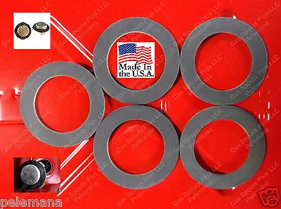 5 New Jerrycan CAP GASKETS Metal Gerry G Can 5 Gallon 20L Rubber Fuel Gas USMC  • $19.99