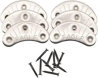 3 Pair EAGLE Metal Shoe Boot Heel/Toe Plates Taps + Threaded Nails • $13.95