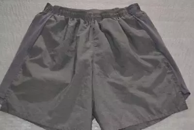 44122-a Nike Lined Running Shorts Workout Gray Polyester Size Medium Adult Mens • $22.99