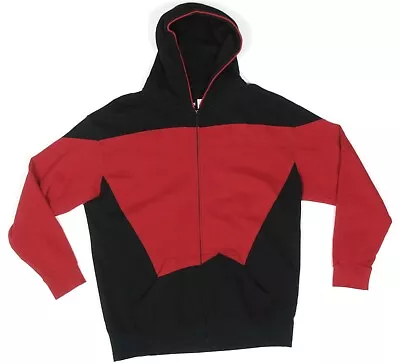 Star Trek Next Generation Mens Fleece Hoodie Jacket Uniform Picard Size XL - 806 • $29.95