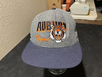 Vintage Auburn Tigers Hat University Snapback USA Wool 1990s Football War Eagle • $50