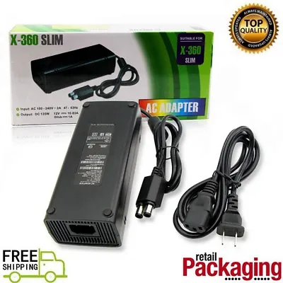 $16.95 • Buy AC Adapter Power Supply Charger Cable Cord Brick For Microsoft Xbox 360 Slim NEW