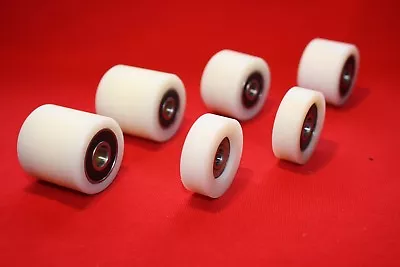 £8 • Buy 30 Mm Nylon Roller Wheel Plastic Bearing CNC Guiding Wheel Flat Belt Idler