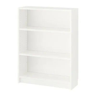 BILLY Bookcase White Width: 80cm Depth: 28cm Height: 106cm • £46.26