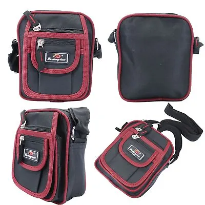 Men's Messenger Bag Waterproof Cross Body Shoulder Utility Travel Work Handbag • £4.99