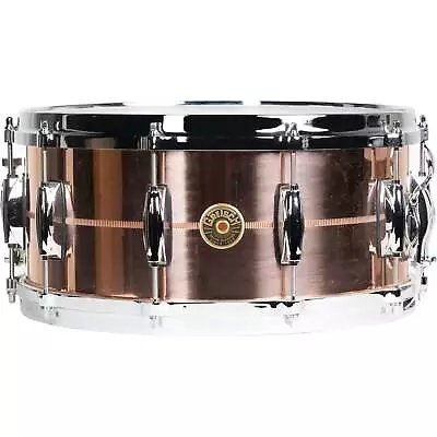 Gretsch USA Custom 6.5x14 Snare Drum - 2mm Copper • $1099