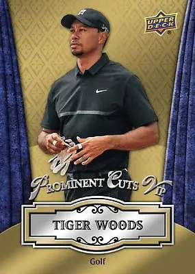 2016 National Convention Prominent Cuts VIP UD TIGER WOODS Golf PROMO Redemption • $7.99