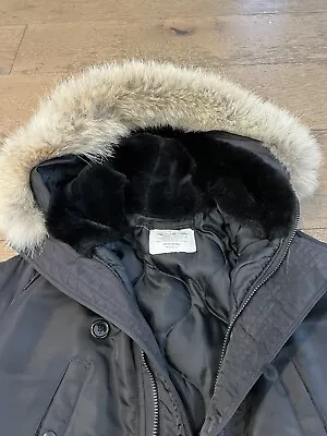 VTG Spiewak Men's Parka Coat Extreme Cold Weather N-3B Fur Ruff USA Made Size 34 • $94.88