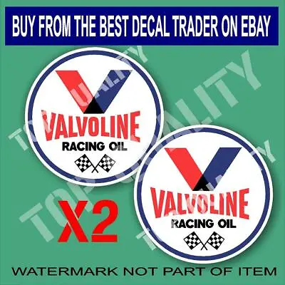 Vintage Valvoline Decal Sticker Vintage Americana Hot Rod Rat Rod Retro Stickers • $5.50