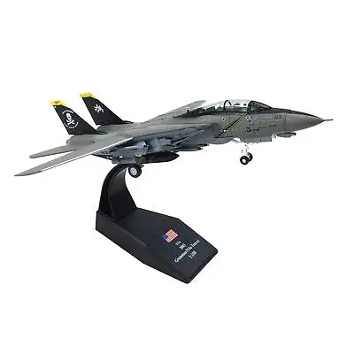 1:100 F-14 Tomcat US Fighter Jet Model Alloy Aircraft Diecast Military Ornaments • $30.94