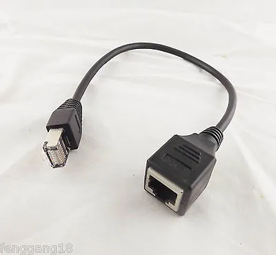 10pcs RJ45 Male To Female Ethernet LAN Network Adapter Extension Cable Cord 1ft • $27.99