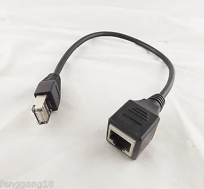 RJ45 Male To Female Ethernet LAN Network Adapter Extension Cable Cord 30cm 1ft • $3.29
