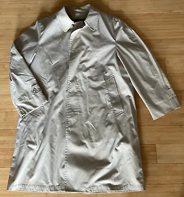 VTG London Fog Mens Size 42 Trench Rain Coat Khaki Removable Lining Button-up • $37.44