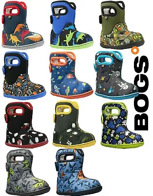 £28.95 • Buy BOGS Toddlers Winter Boots Waterproof Rain Wellies Wellingtons -10 Boys Baby