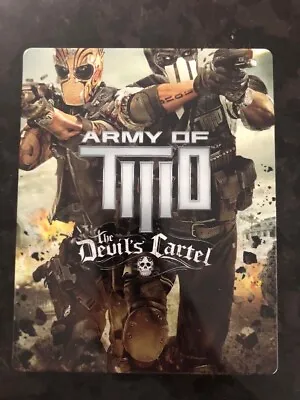 Army Of Two The Devil's Cartel Steelbook Case PS3 G2 Size No Game Exc Condition • $29.95