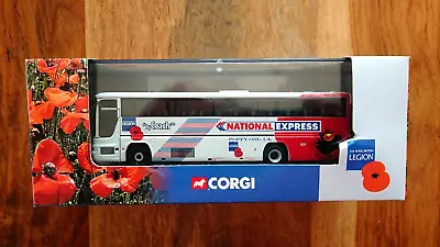 £24.99 • Buy Corgi OM43305 Plaxton Premiere Coach National Express Poppy Appeal Ltd Edition