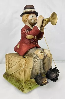 WACO Melody In Motion Willie The Hobo Clown MOVING Music Box When The Saints VTG • $50