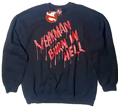 Ghostbusters Movie Venkman Burn In Hell Sweatshirt Men's  Pullover 3XL NWT • $29.99