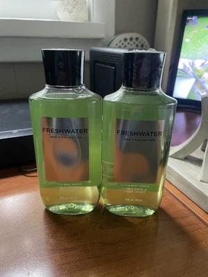 $11 • Buy New Men's Bath & Body Works Freshwater 2 In 1 Hair & Body Wash 10 Oz
