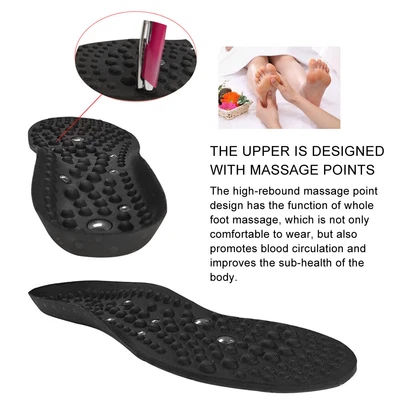 £11.81 • Buy Foot Magnetic Therapy Massage Insoles Shoe Foot Pain Relief Massage Insoles