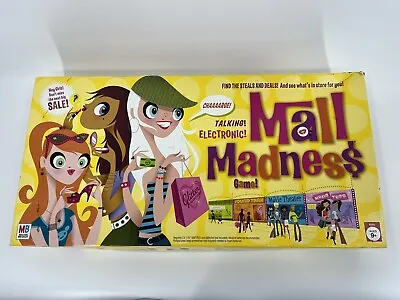 Mall Madness Board Game 2004 Talking Electronic Complete Working Milton Bradley • $30