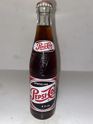 Full 8 Oz. 1950s Pepsi Cola Soda Bottle Winston Salem N.C. • $12.99