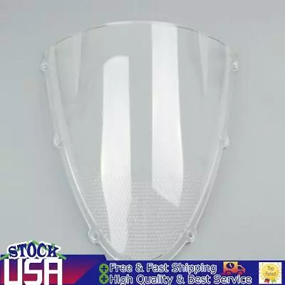 Windshield WindScreen Double Bubble For Kawasaki ZX6R 05-08 ZX10R 06-07 White • $67.85